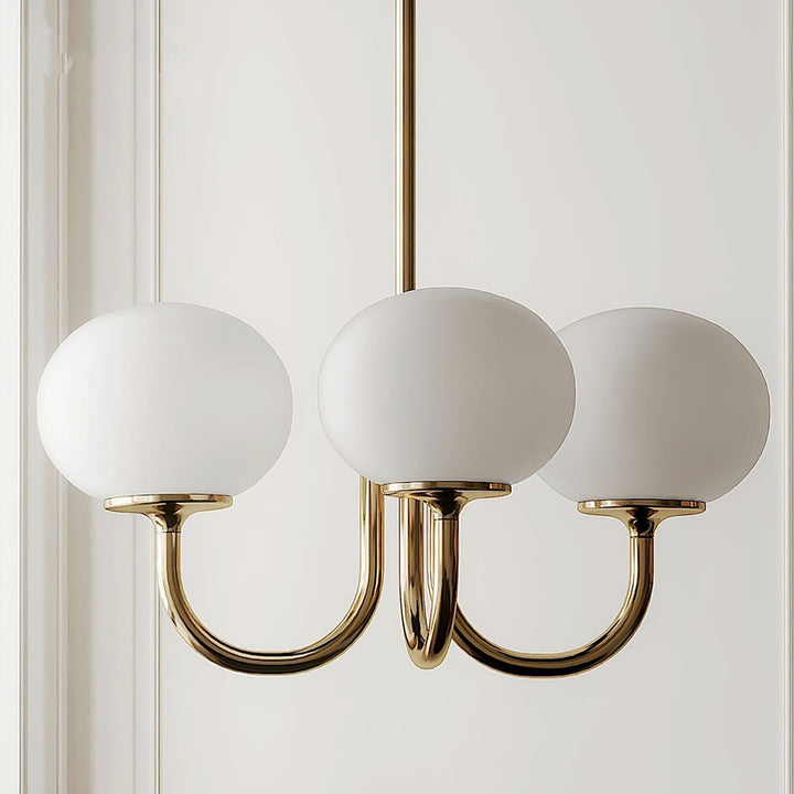 Blush Globe Chandelier