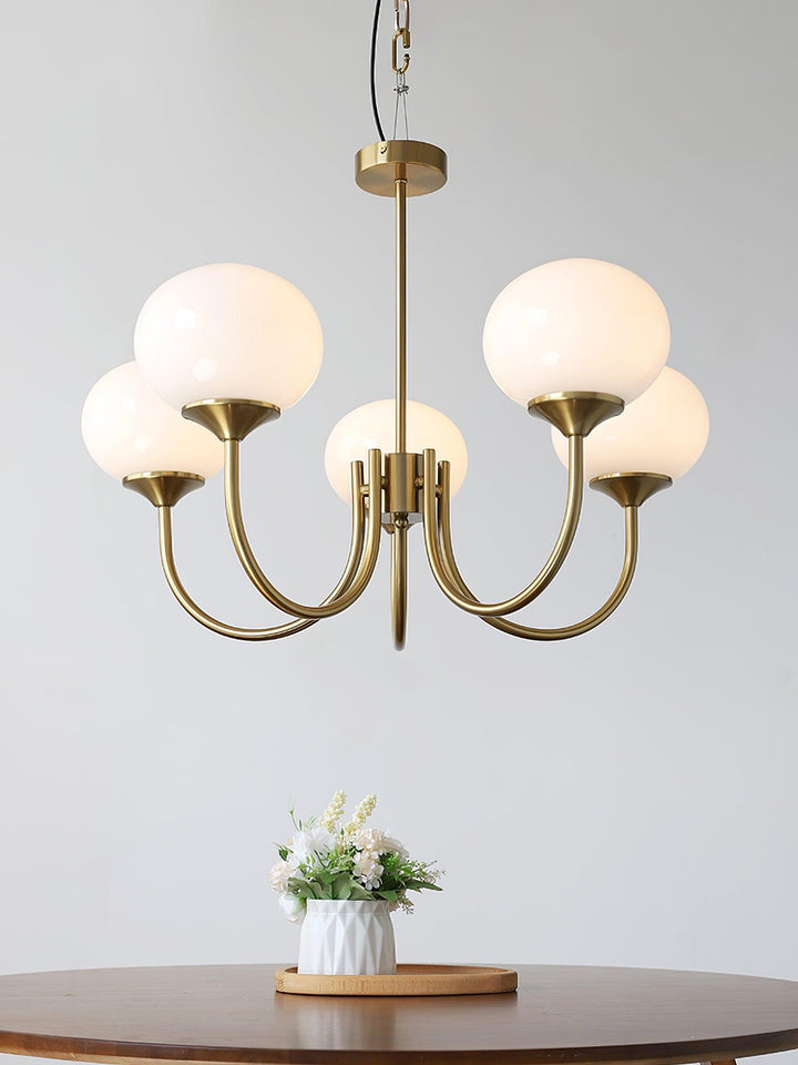 Blush Globe Chandelier