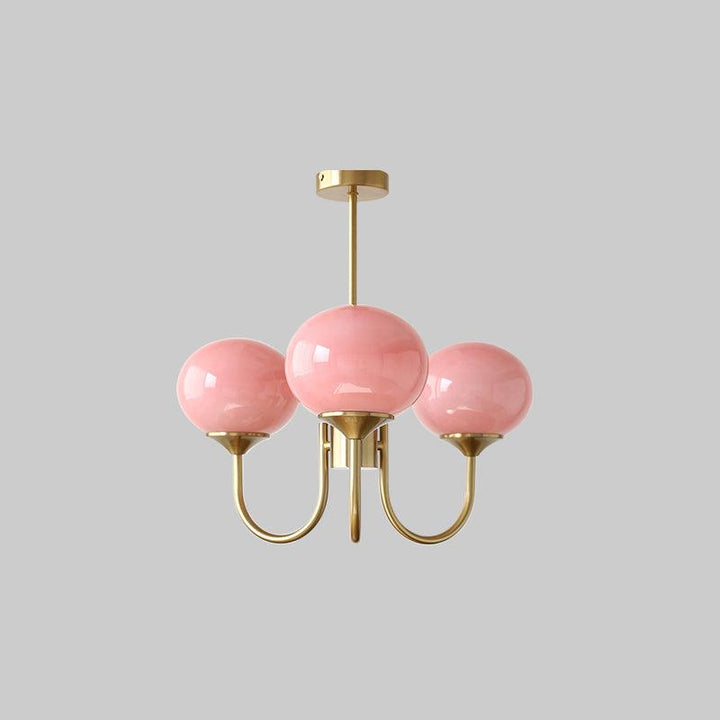 Blush Globe Chandelier