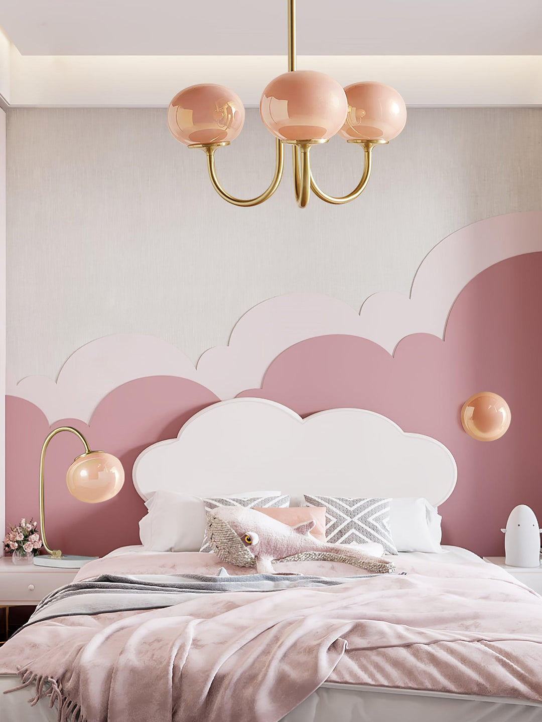 Blush Globe Chandelier