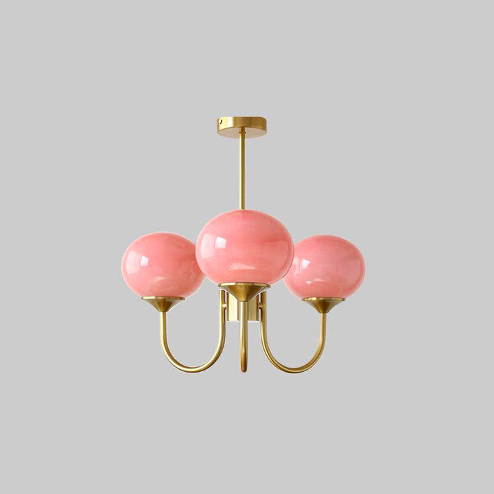 Blush Globe Chandelier