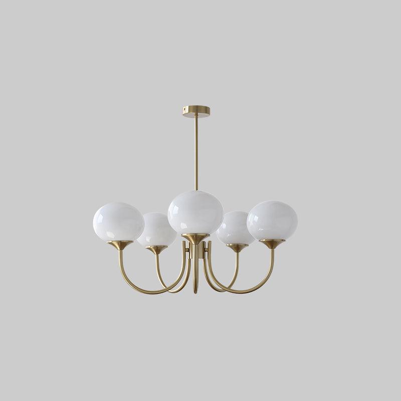 Blush Globe Chandelier