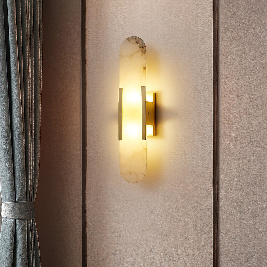Serein Alabaster Wall Sconce