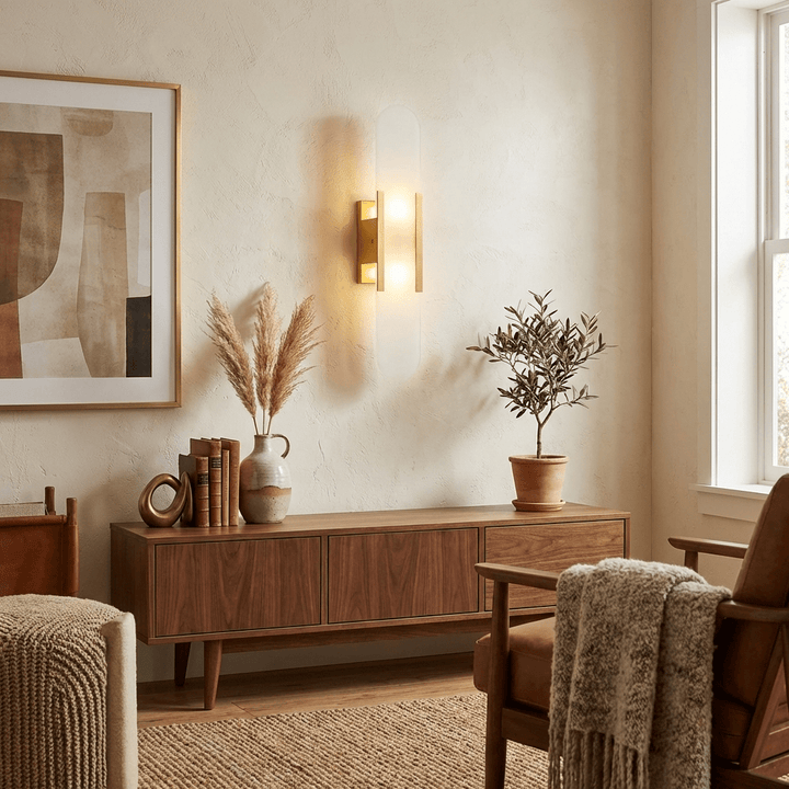 Serein Alabaster Wall Sconce