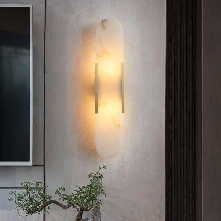 Serein Alabaster Wall Sconce
