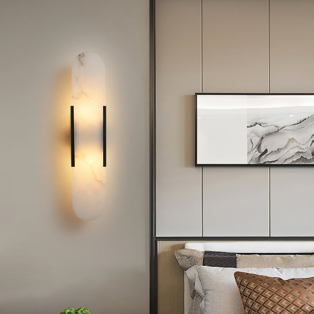 Serein Alabaster Wall Sconce