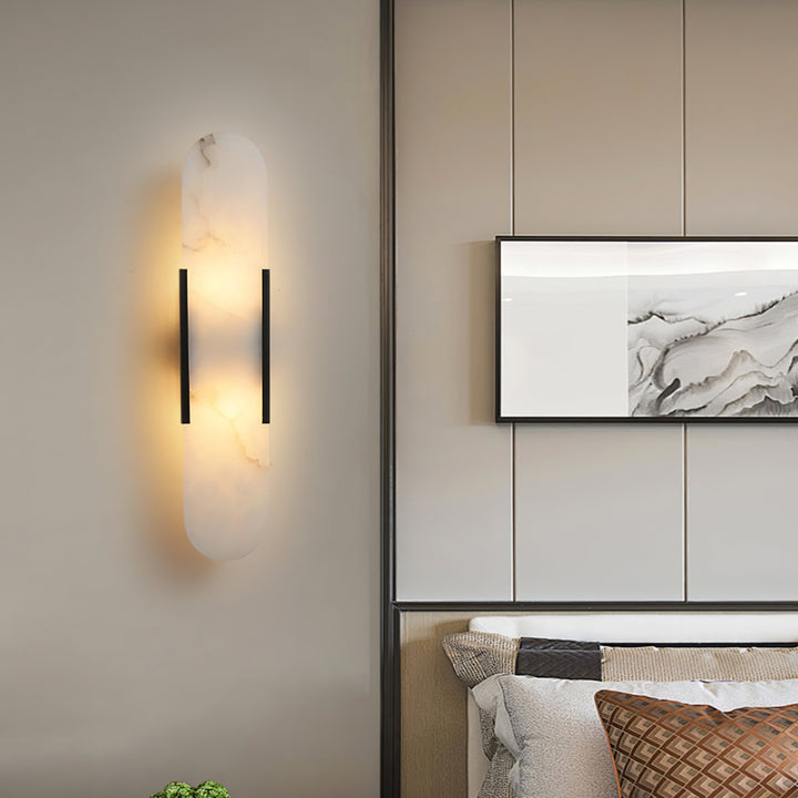 Serein Alabaster Wall Sconce