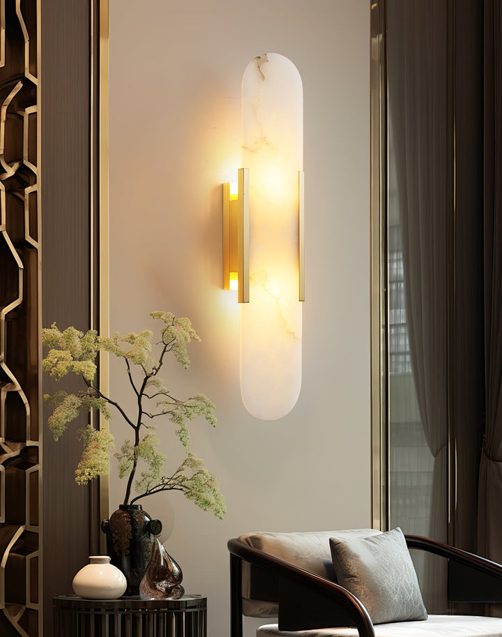 Serein Alabaster Wall Sconce