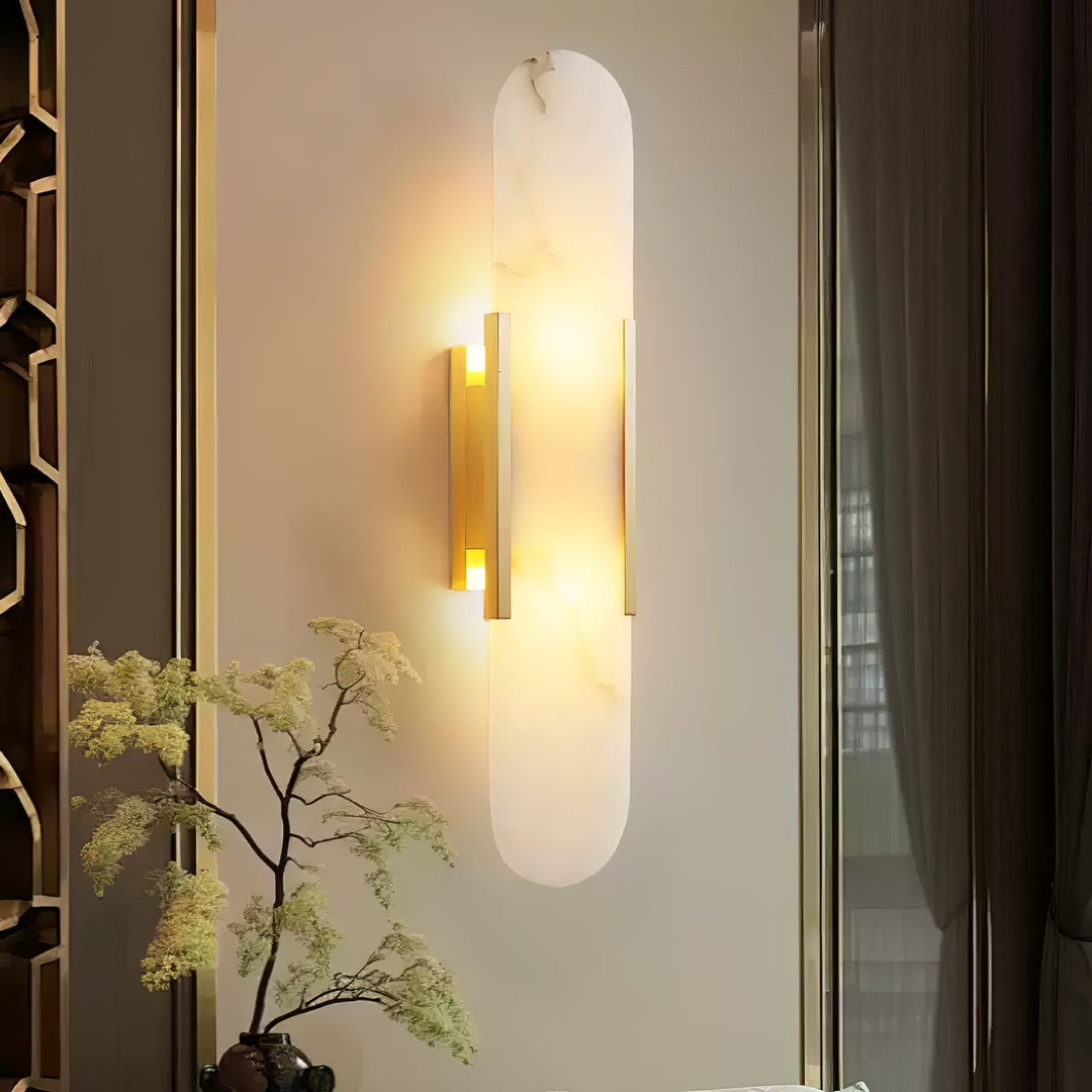 Serein Alabaster Wall Sconce