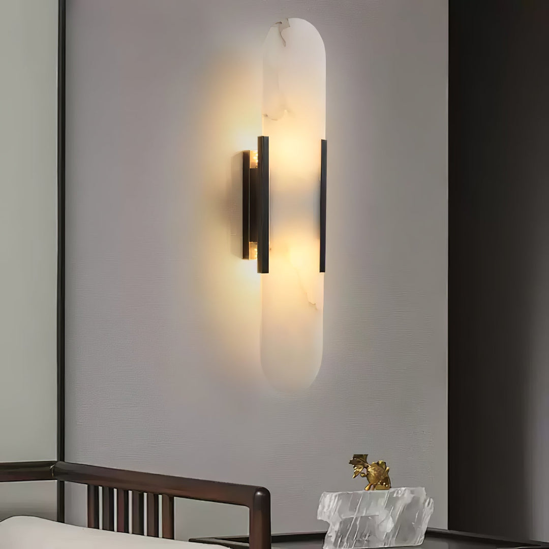 Serein Alabaster Wall Sconce