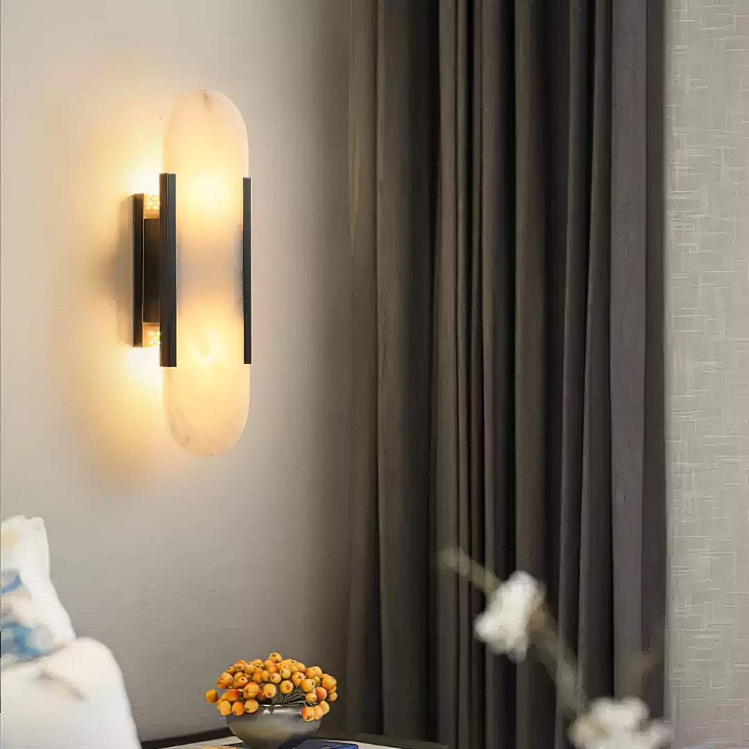 Serein Alabaster Wall Sconce