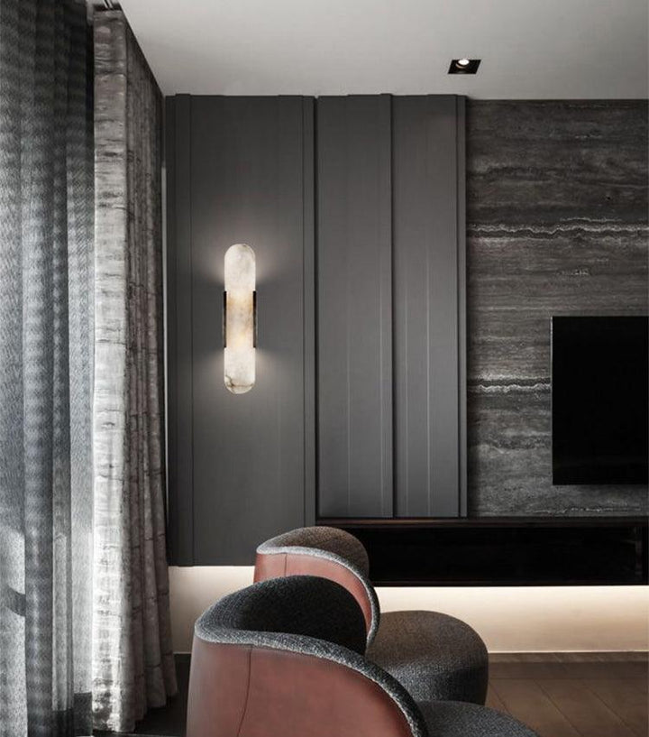 Serein Alabaster Wall Sconce