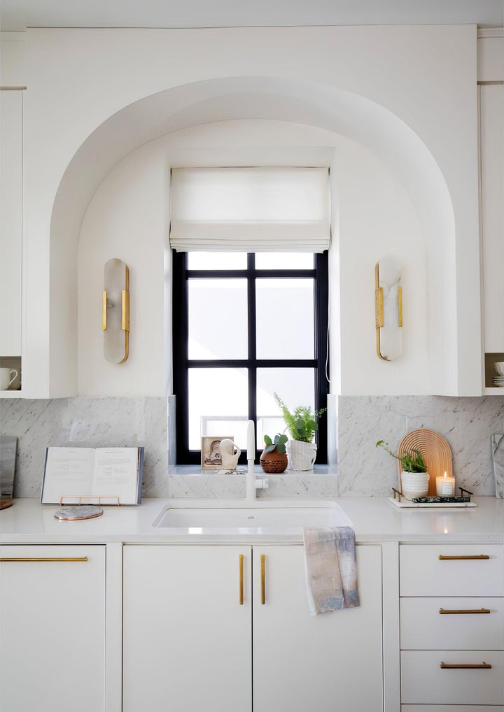 Serein Alabaster Wall Sconce
