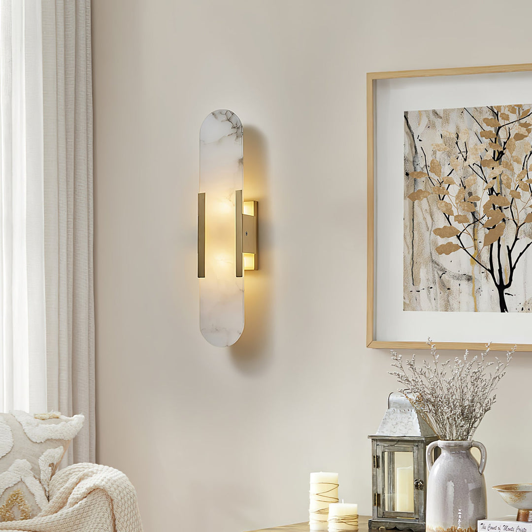 Serein Alabaster Wall Sconce
