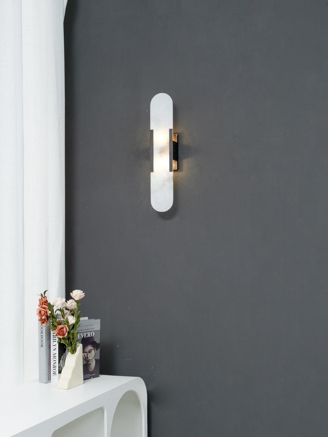 Serein Alabaster Wall Sconce