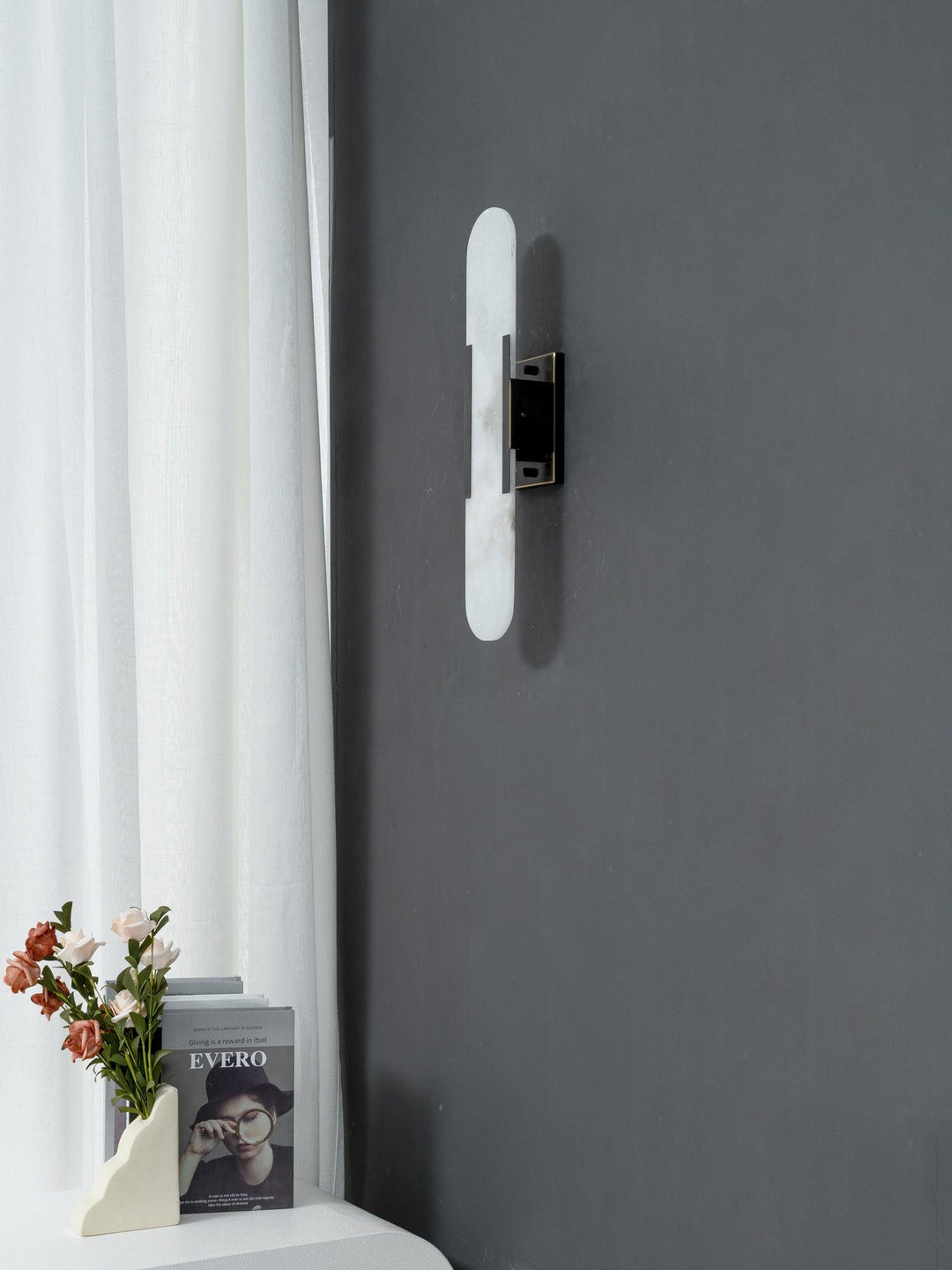 Serein Alabaster Wall Sconce