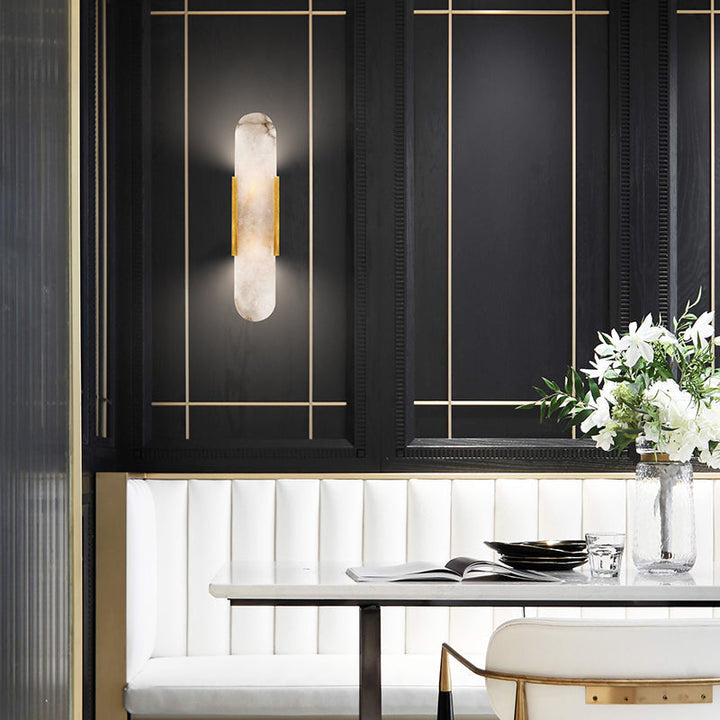 Serein Alabaster Wall Sconce