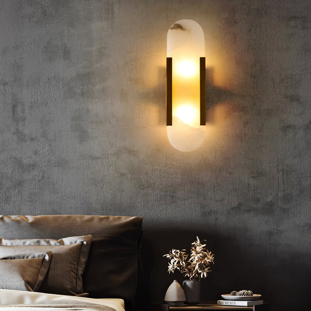 Serein Alabaster Wall Sconce