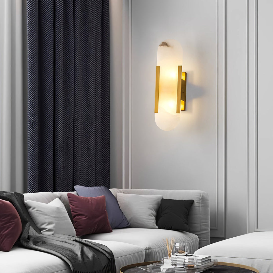 Serein Alabaster Wall Sconce