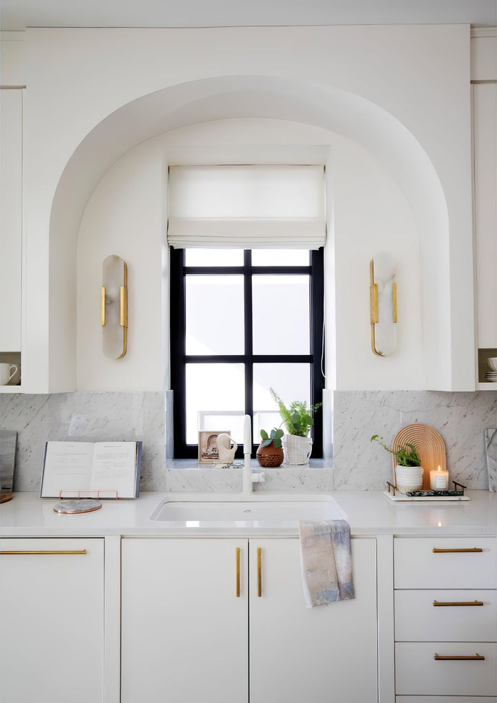 Serein Alabaster Wall Sconce
