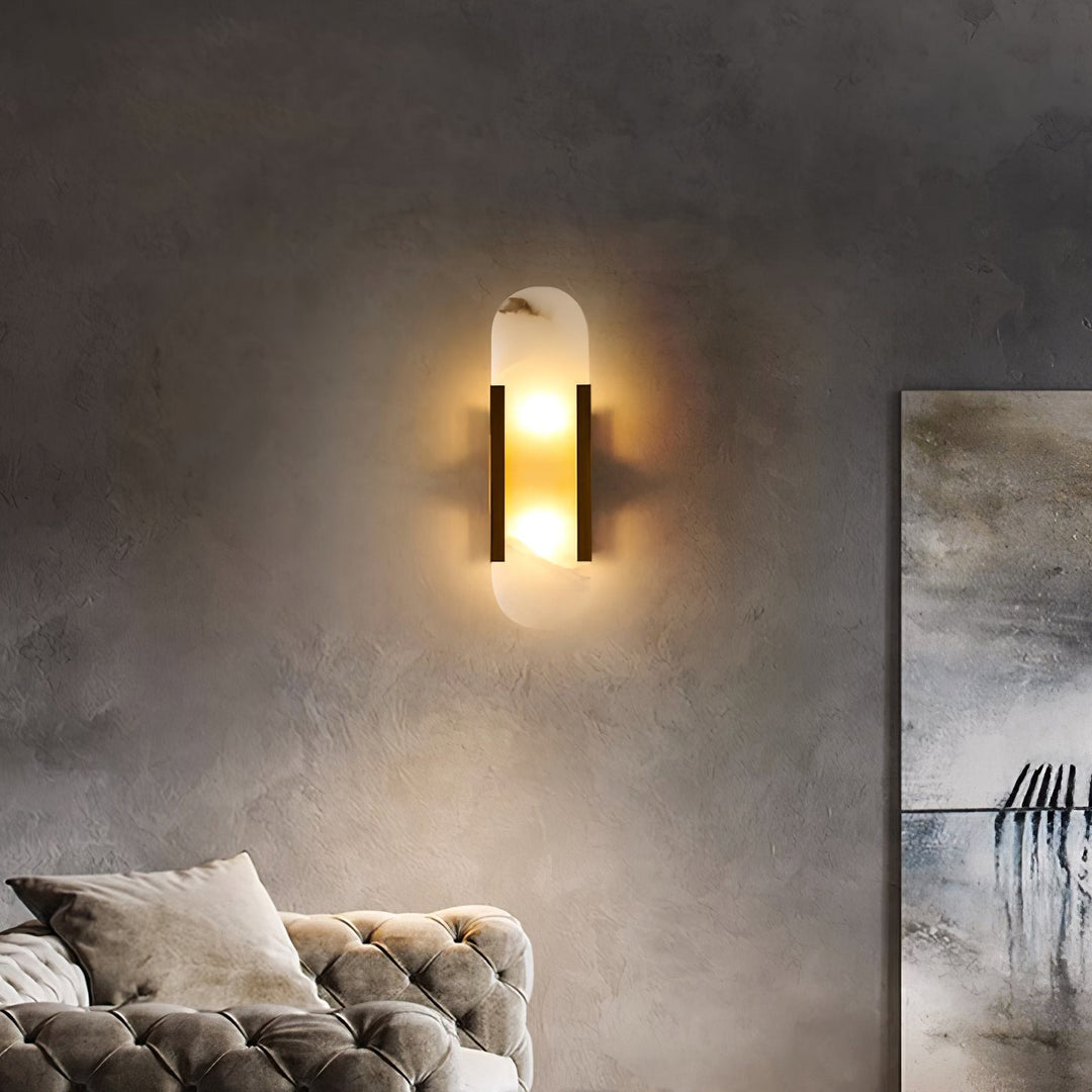 Serein Alabaster Wall Sconce