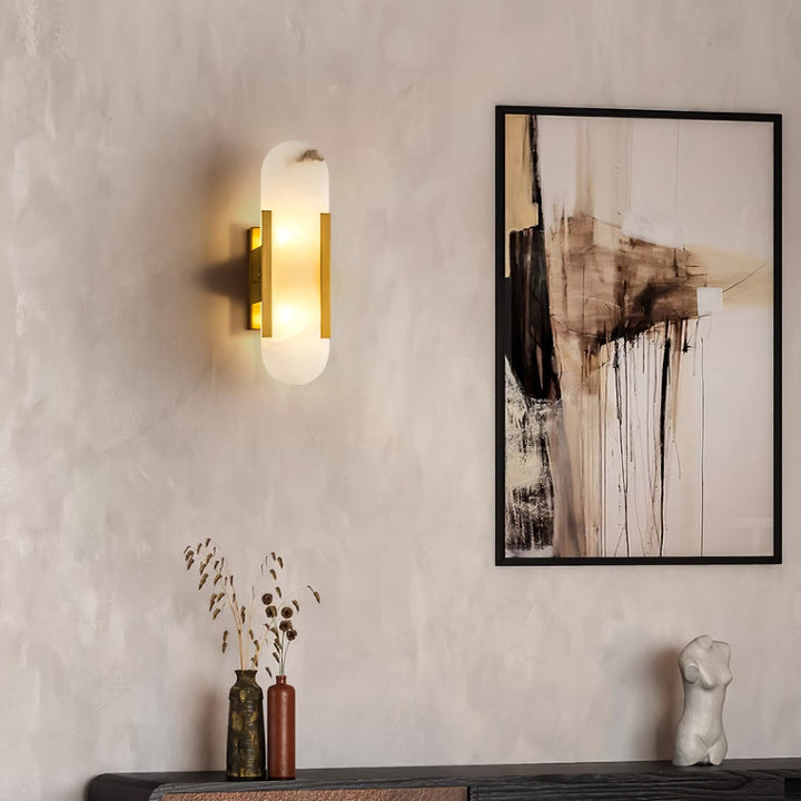 Serein Alabaster Wall Sconce