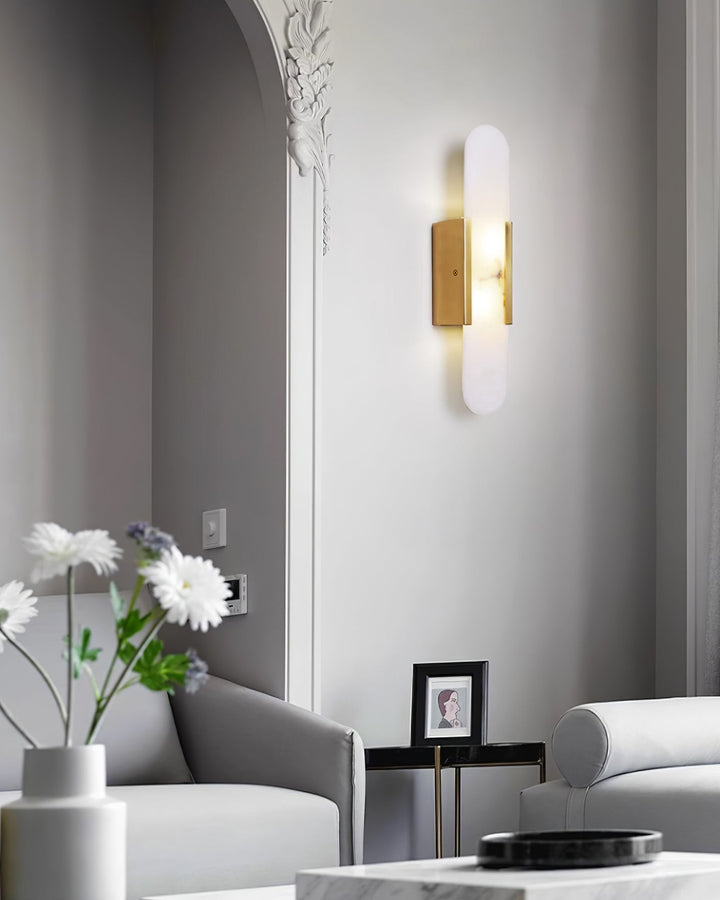 Serein Alabaster Wall Sconce