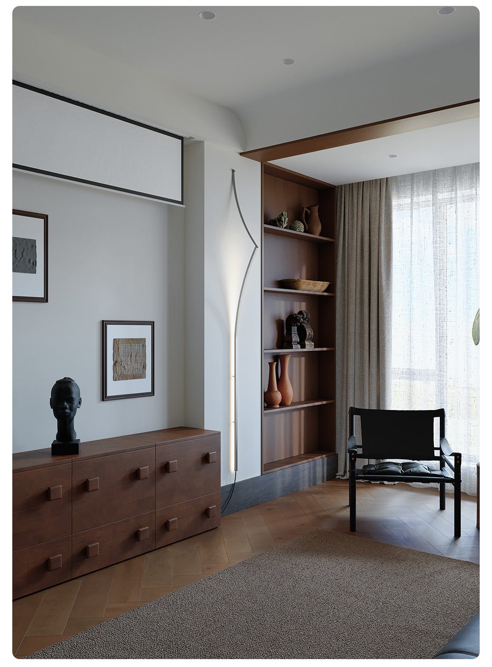 Plume Ribbon Wall Sconce