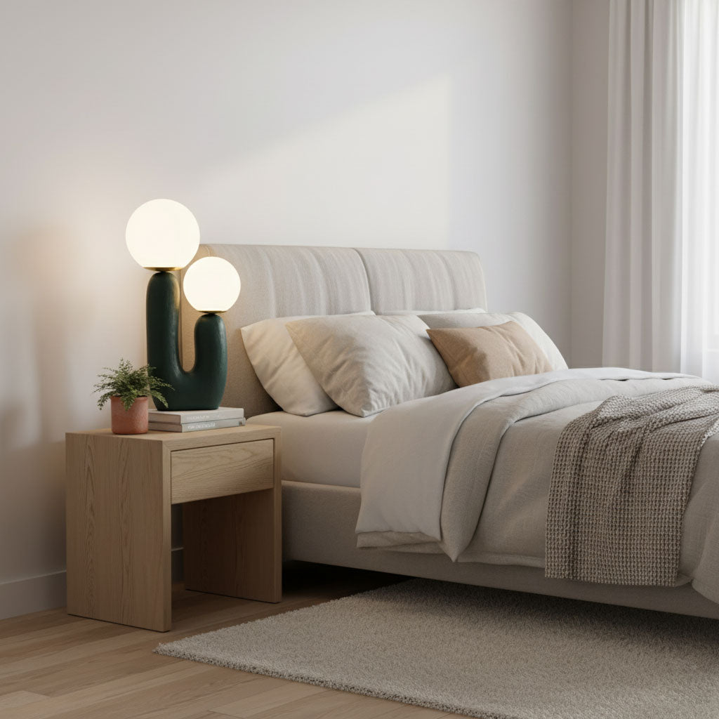 Knot Resin Table Lamp