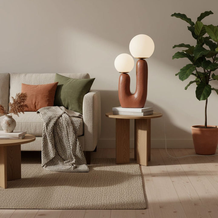 Knot Resin Table Lamp