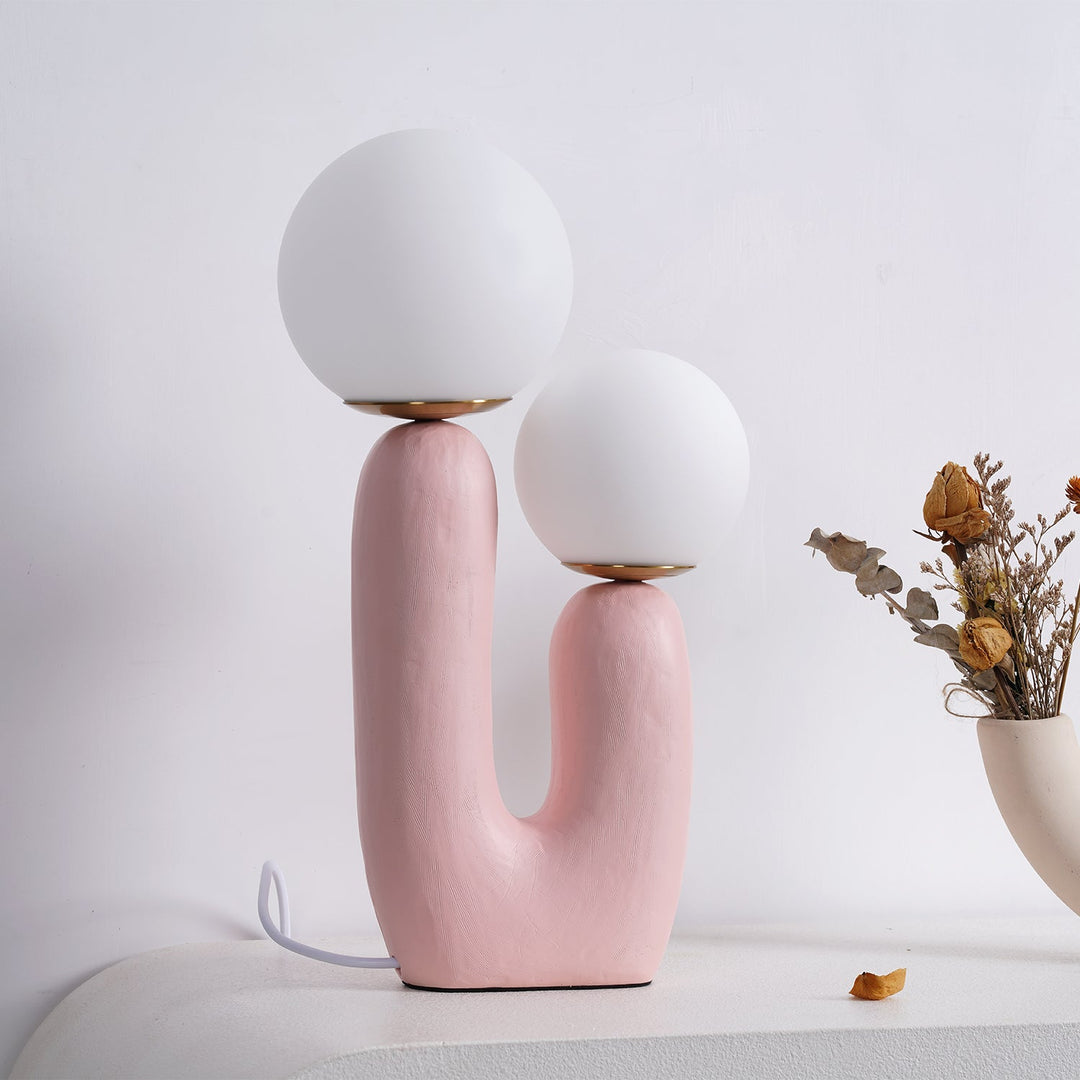 Knot Resin Table Lamp