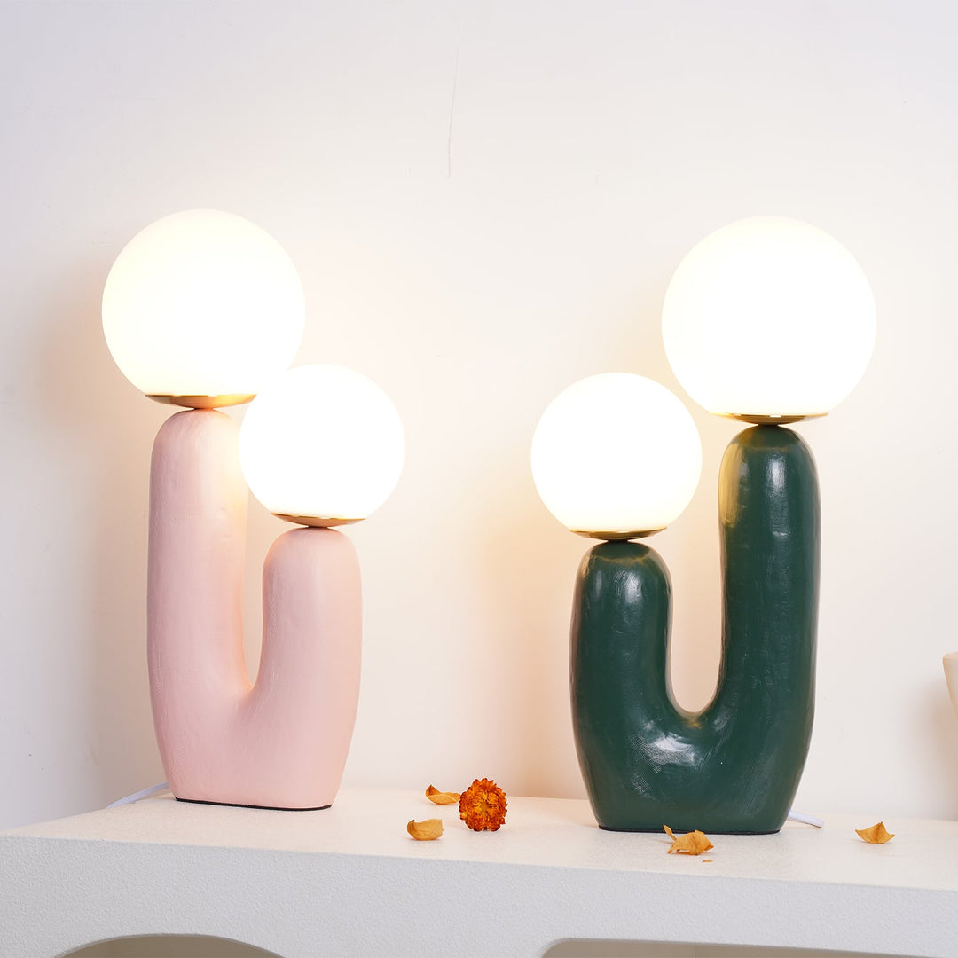Knot Resin Table Lamp