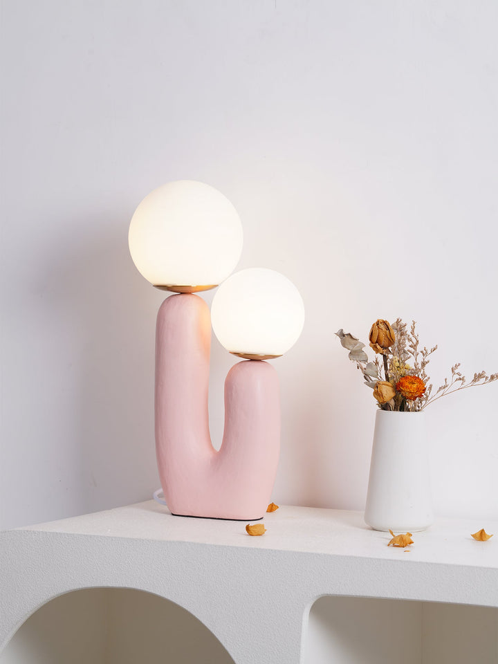 Knot Resin Table Lamp