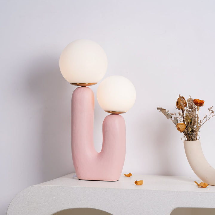 Knot Resin Table Lamp