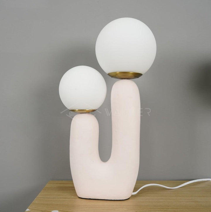 Knot Resin Table Lamp