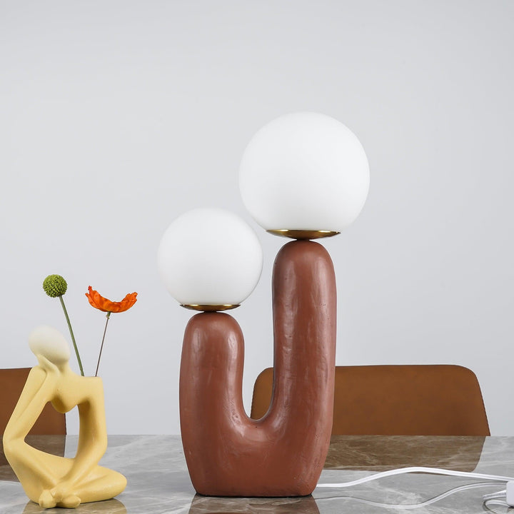 Knot Resin Table Lamp