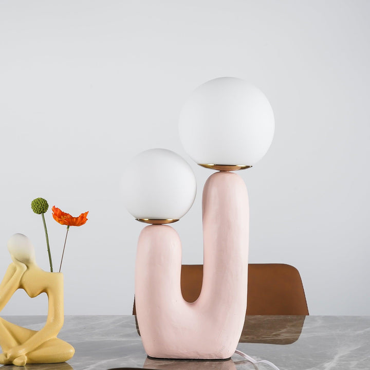 Knot Resin Table Lamp