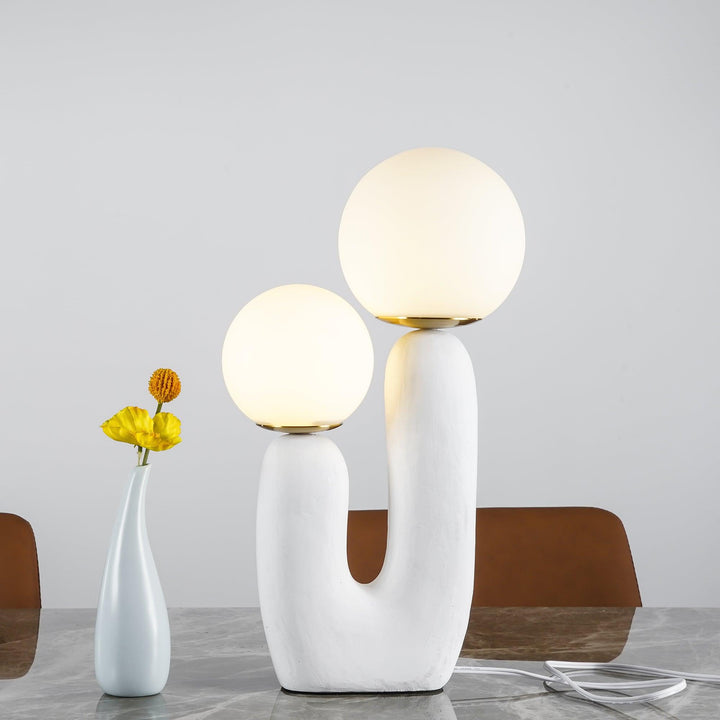 Knot Resin Table Lamp