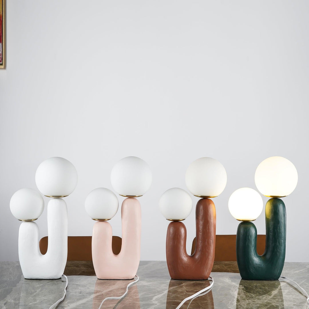 Knot Resin Table Lamp