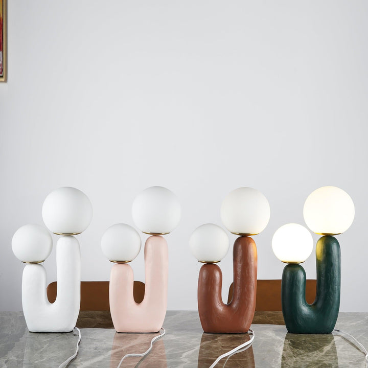 Knot Resin Table Lamp
