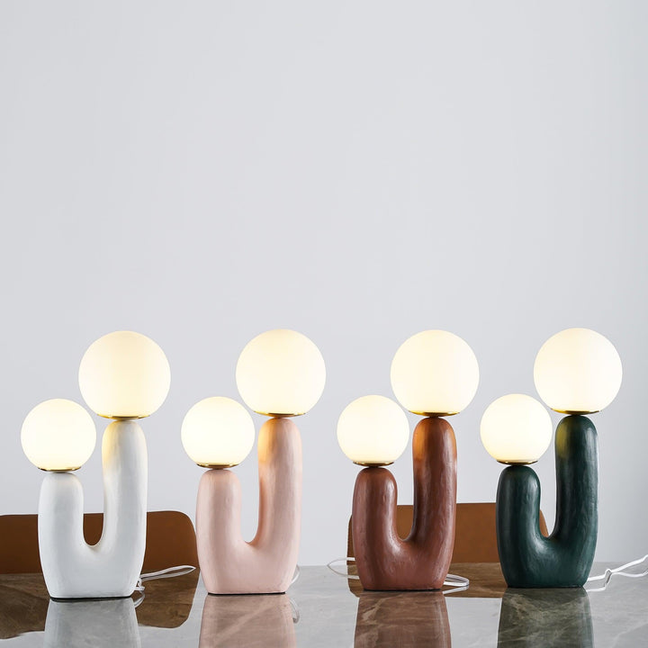 Knot Resin Table Lamp