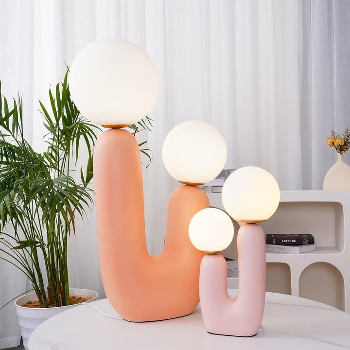 Knot Resin Table Lamp