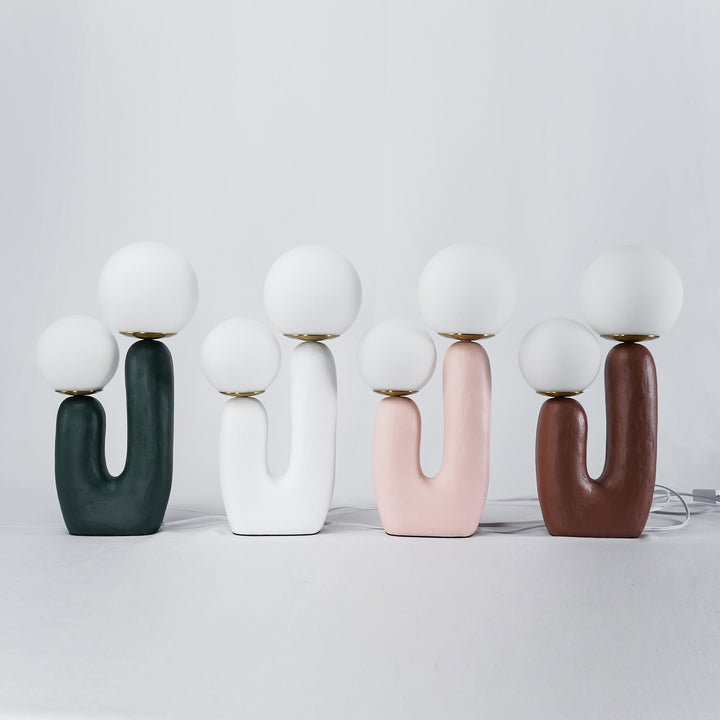 Knot Resin Table Lamp