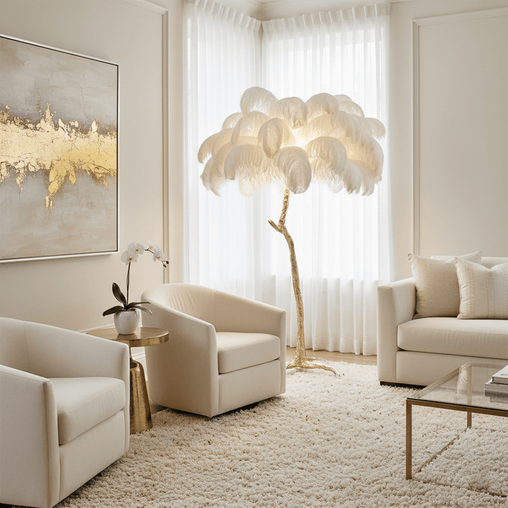 Quill Feather Floor Lamp