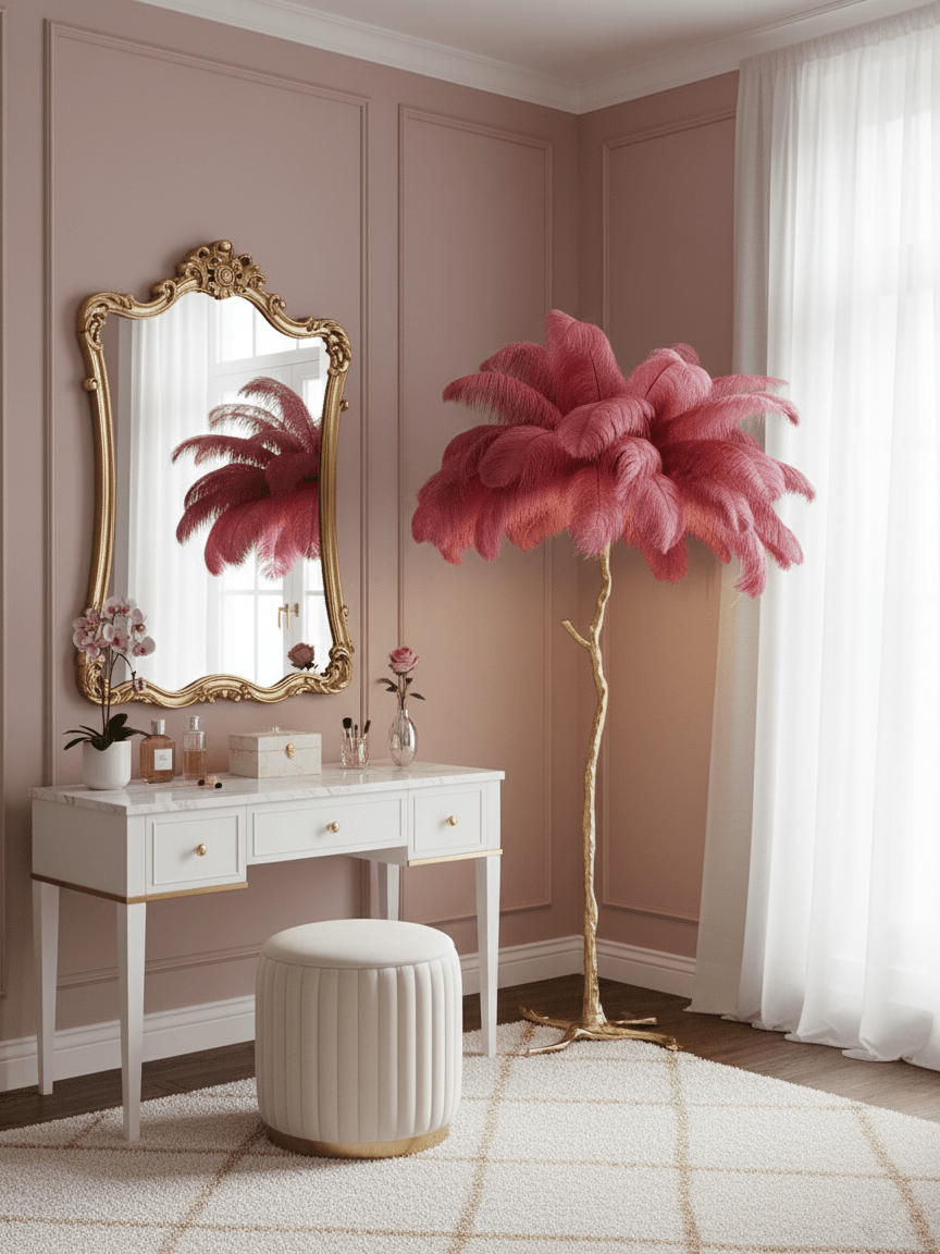 Quill Feather Floor Lamp