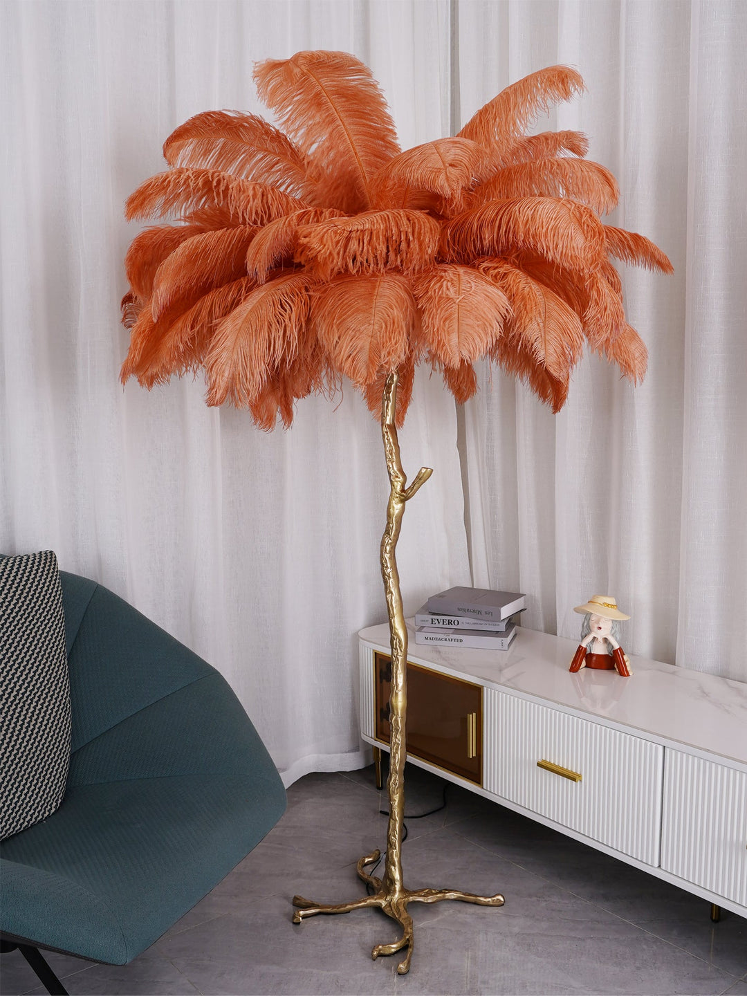 Quill Feather Floor Lamp