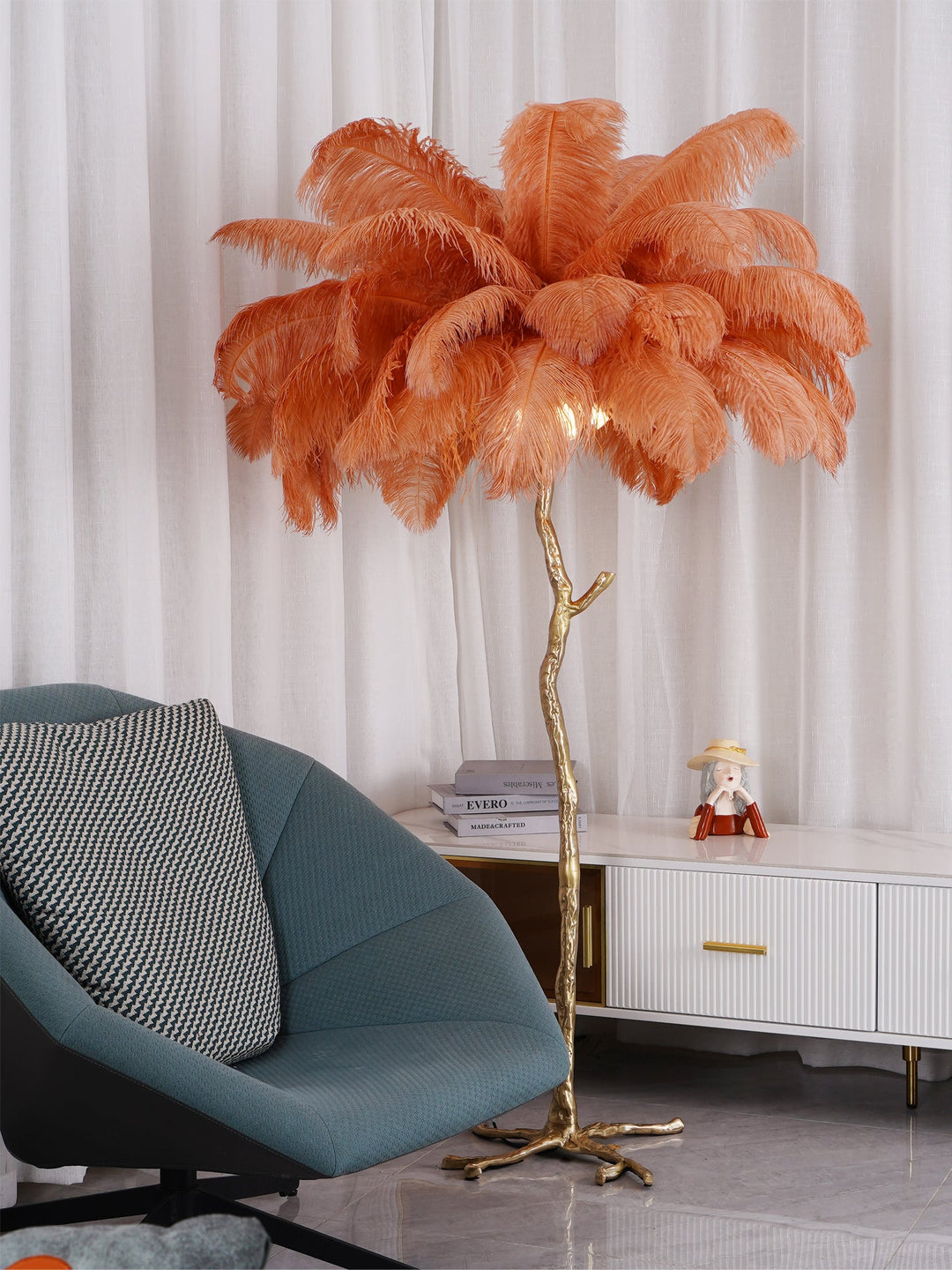 Quill Feather Floor Lamp