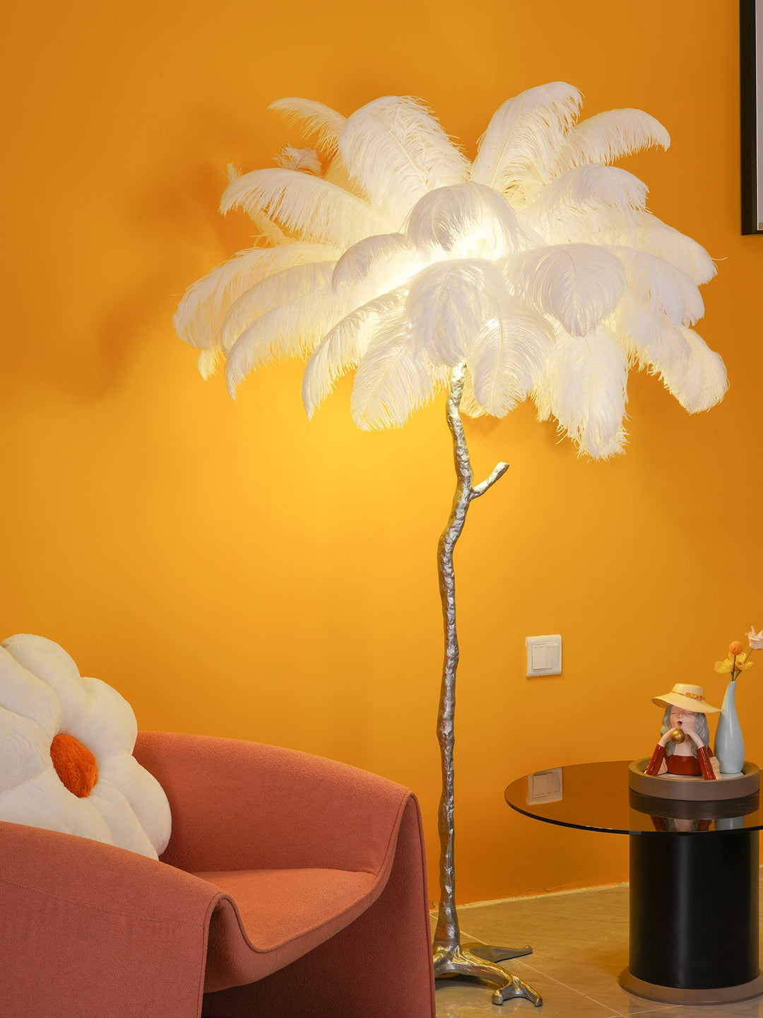 Quill Feather Floor Lamp