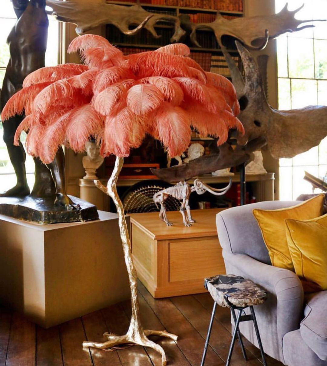 Quill Feather Floor Lamp