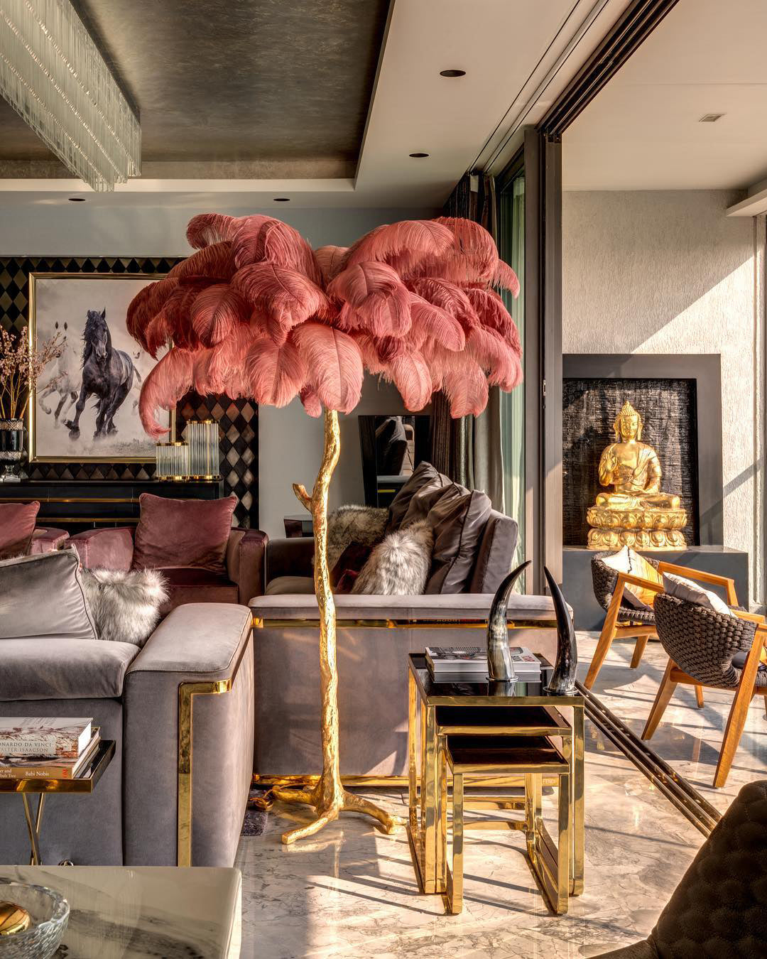 Quill Feather Floor Lamp